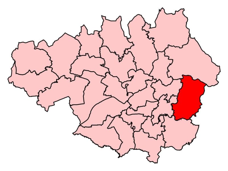 Stalybridge and Hyde within Greater Manchester