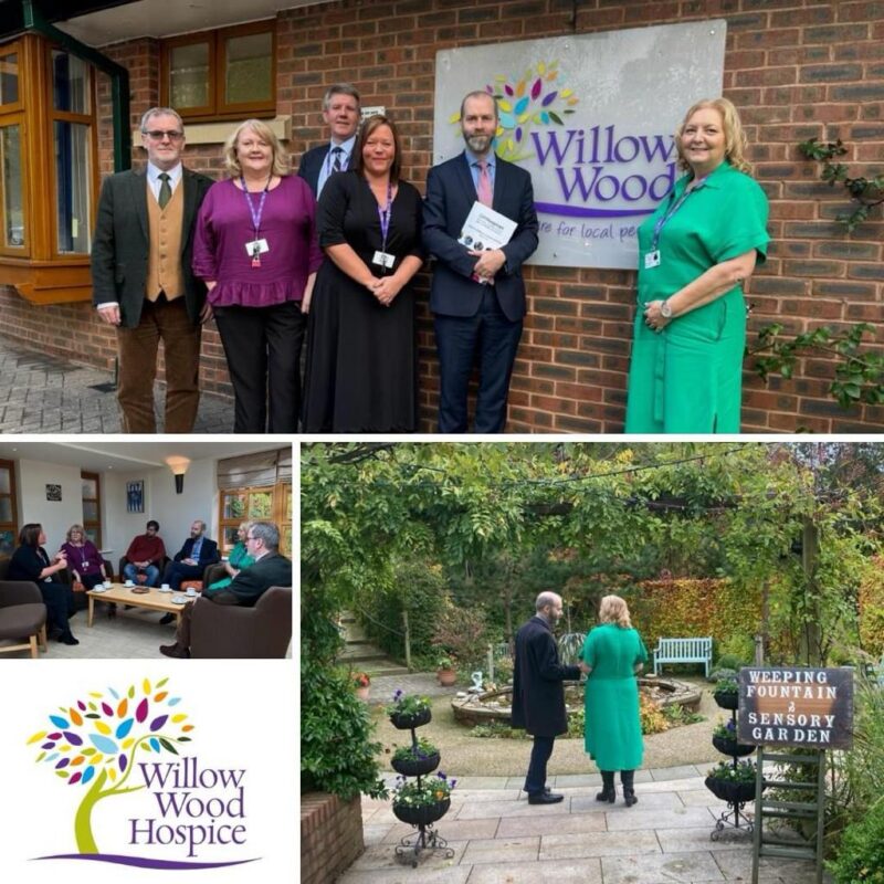 Jonathan at his most recent visit to Willow Wood last month (November 2023)