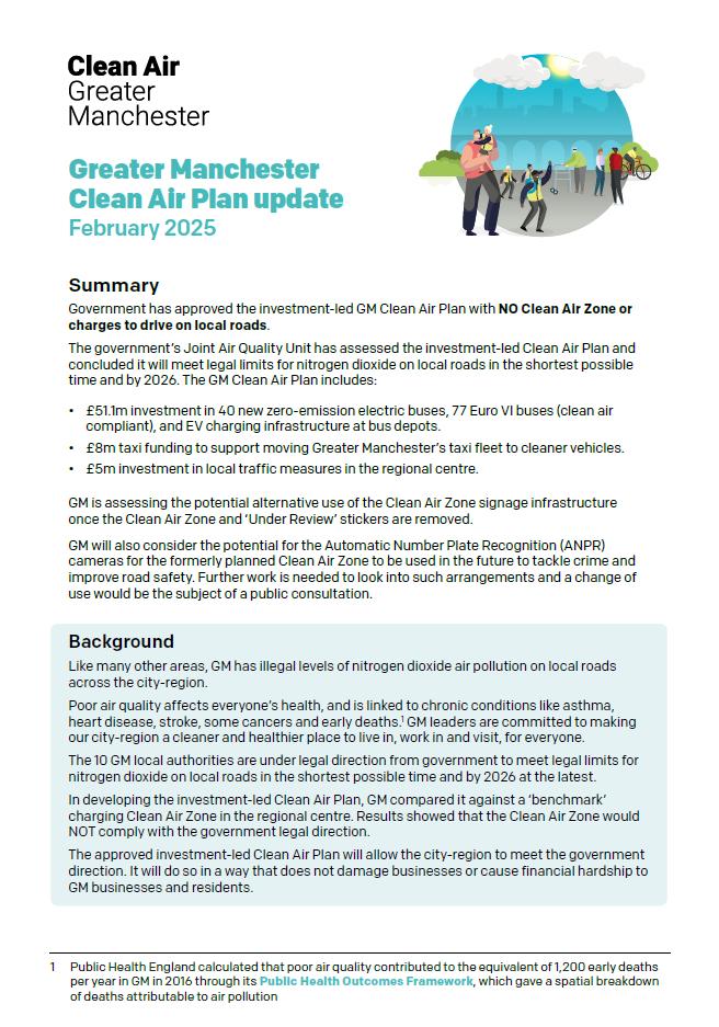 Clean Air Plan Update