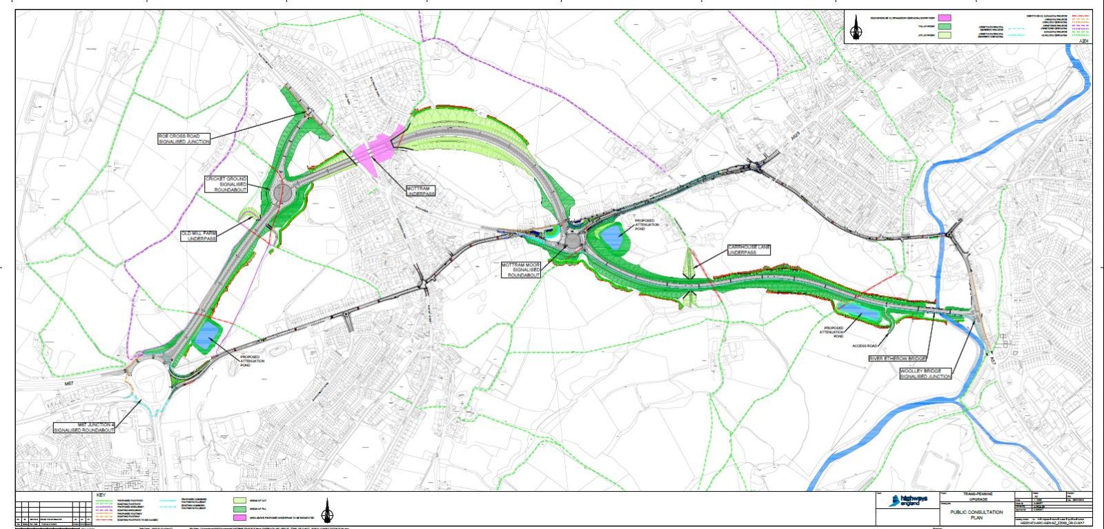 The latest map for the planned bypass