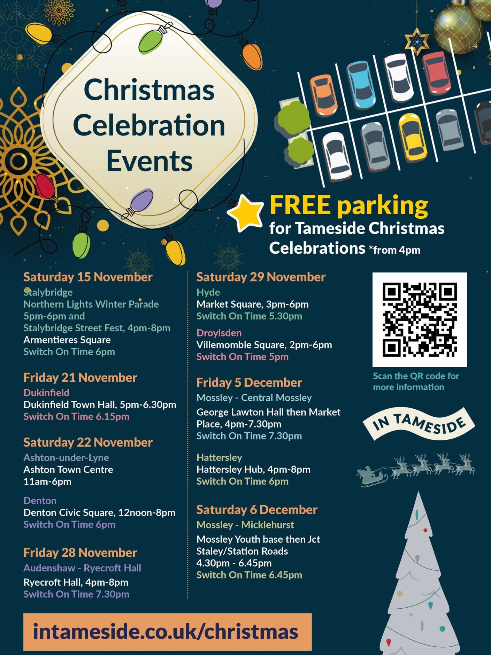 The Tameside Programme of Christmas Events